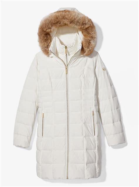 michael michael kors quilted waterproof puffer coat|michael kors navy puffer coat.